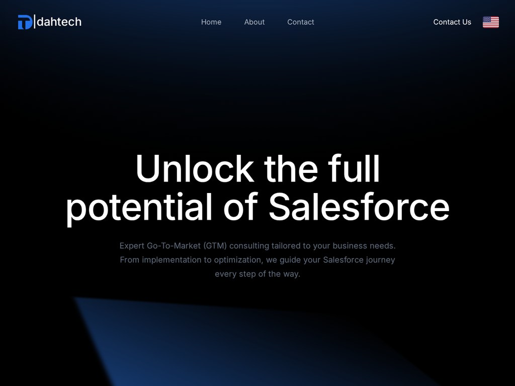 Dahtech transformed website